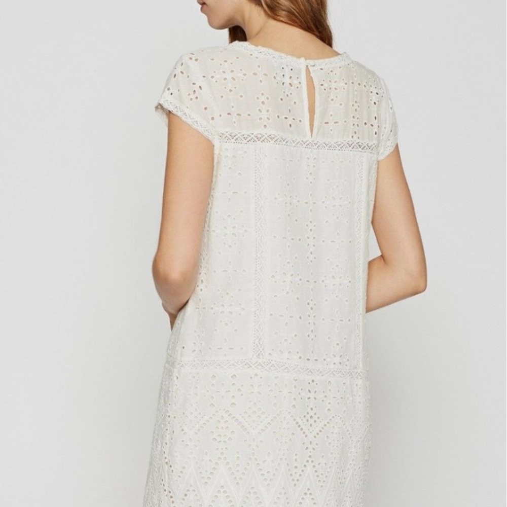 Joie Delayna Eyelet Cotton Mini Dress Size M NWT